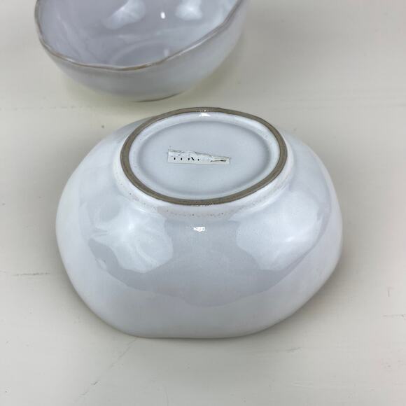 Irregular Organic Shaped Ceramic Bowl Set - Picture 3 of 7